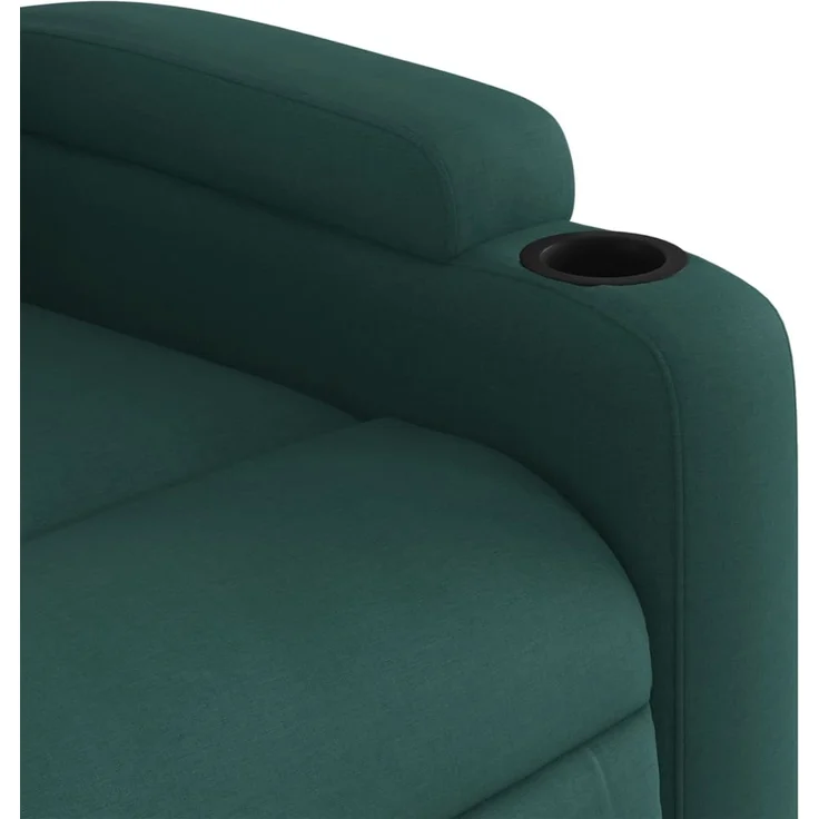 vidaXL Massage-Relaxsessel, dunkelgrüner Stoff 3206067 – Bild 8