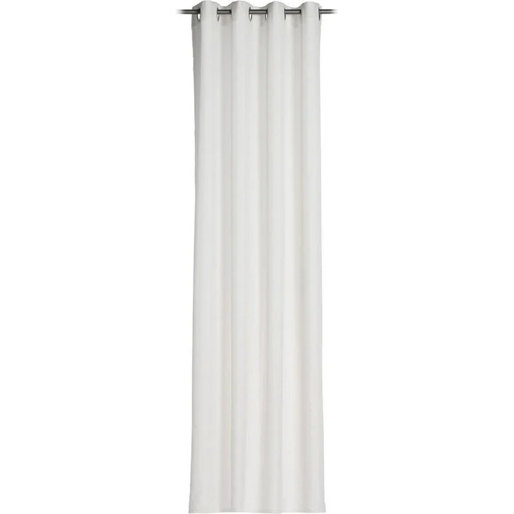 Gözze Vorhang GÖZZE Ösenschal LINUS weiß BH 140x245 cm weiß – Bild 5