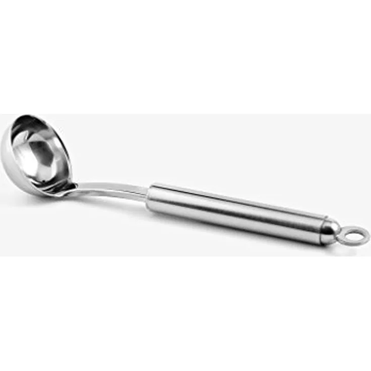 Weis 13856 Schöpflöffel Mini-Serie 20 ml, Edelstahl, Silber, 21x4. 8x4. 8 cm