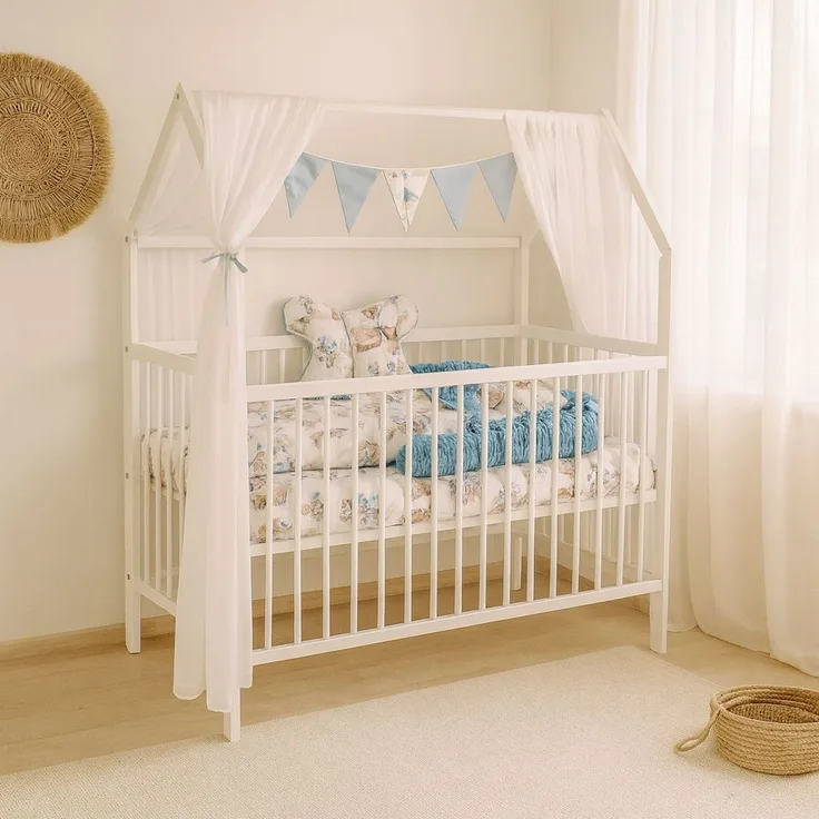 Hausbett 60x120 cm Set Matratze Bettset Traveling Dragon
