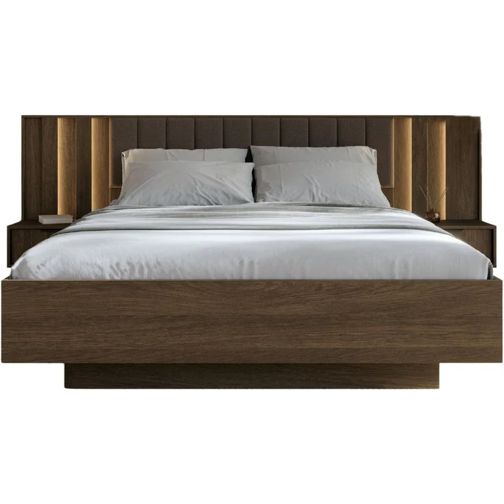 Compleo Bett mit Bettkasten, Schlafzimmermöbel, Doppelbett mit Stauraum, MADE IN EU – Bild 1