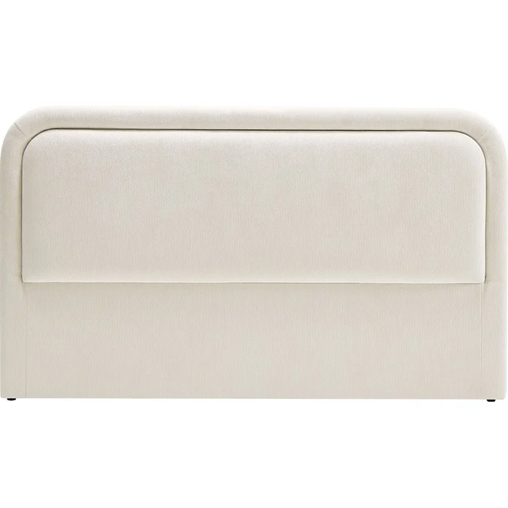 Vente-unique - Kopfteil mit LEDs - 140 cm - Strukturierter Stoff - Beige - IRSITA – Bild 5