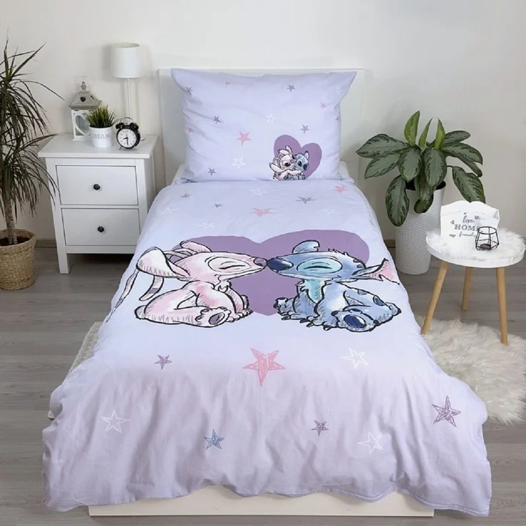 Lilo and Stitch Design Kuschelige Bettwäsche Baumwolle, 140x200 cm & 70x90 cm – Bild 2