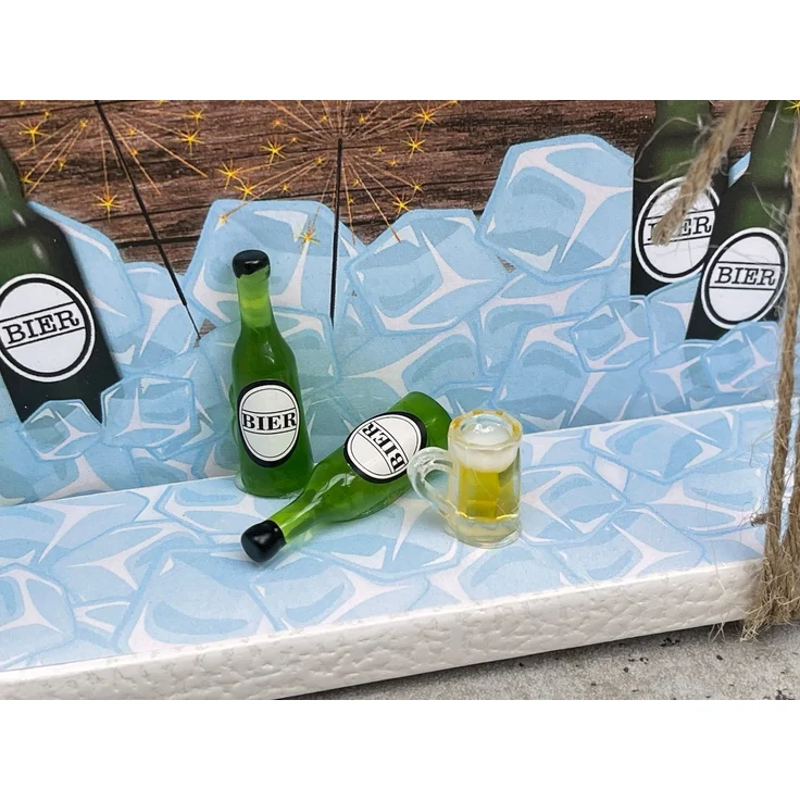 ZauberDeko Geschenkbox Geldgeschenk Verpackung Bier Happy Birthday Geschenk Männer – Bild 2