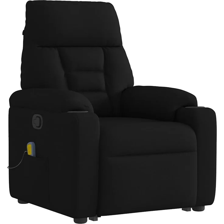 vidaXL Massagesessel mit Aufstehhilfe Schwarz Stoff 3303044 – Bild 4