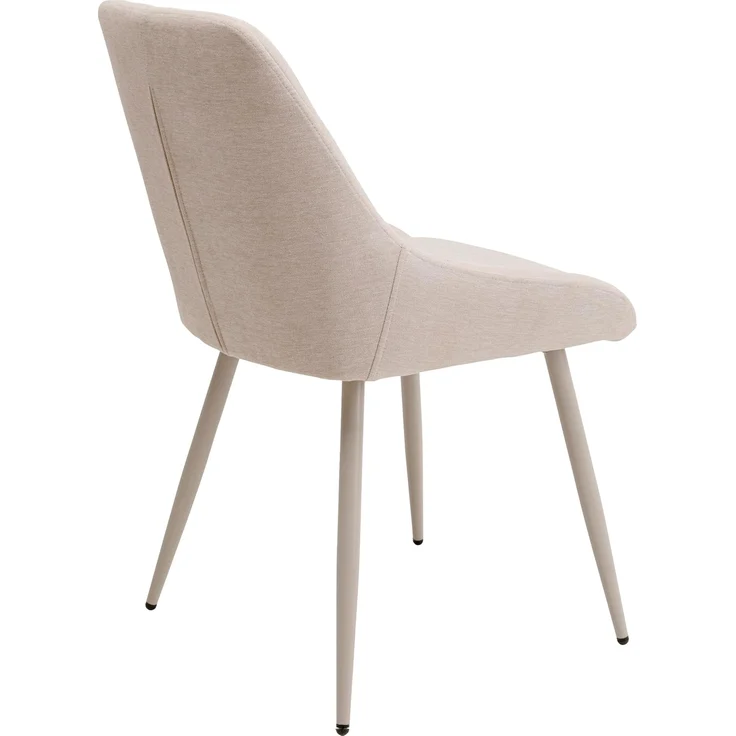Kare Design Stuhl Rubina, Greige, Creme, elegant, 48 cm Sitzhöhe, Esszimmerstuhl, Polsterstuhl, Wohnzimmer, 88 x 49 x 59 cm (H/B/T) – Bild 5