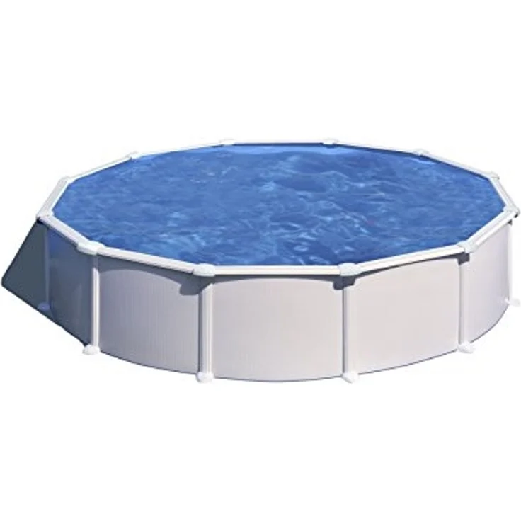 SwimFun Stahlwandpool rund Ø550 × H132 cm – Familienpool Komplett-Set – Bild 1