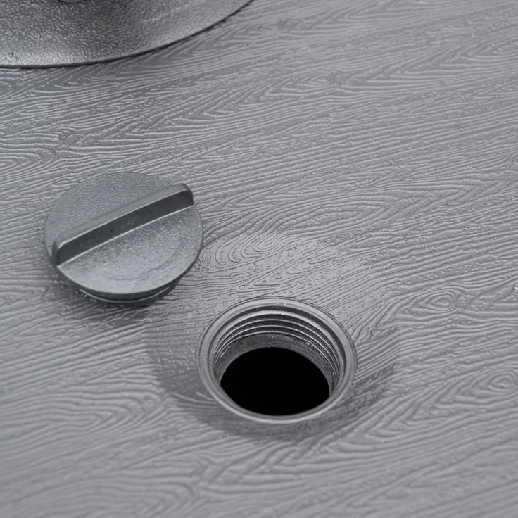 osoltus Schirmständer für Ampelschirm befüllbar mit Wasser Sand 150kg rollbar – Bild 8