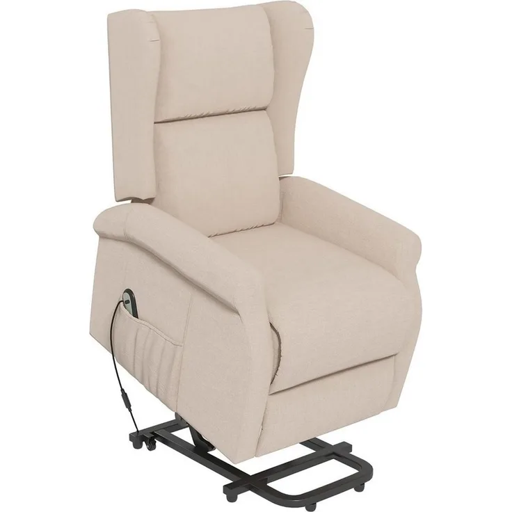 HOMCOM Relaxsessel elektrischer Sessel mit Aufstehhilfe, TV-Sessel mit Liegefunktion