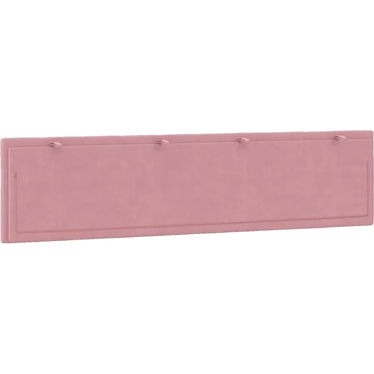 vidaXL Kopfteil-Kissen Rosa 200 cm Samt 374694 – Bild 7