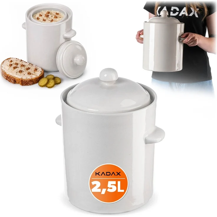 KADAX Fassbeiztopf mit Kragen 2,5L – Bild 1