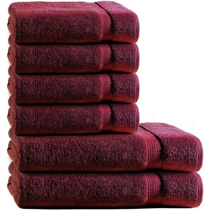TRENDBUY24 Handtuch Set 6-TLG Premium Frottee Handtücher Duschtücher Set 100% Baumwolle, (Handtuch und Duschtuch, 6-St), schnell trocknend – Bild 4