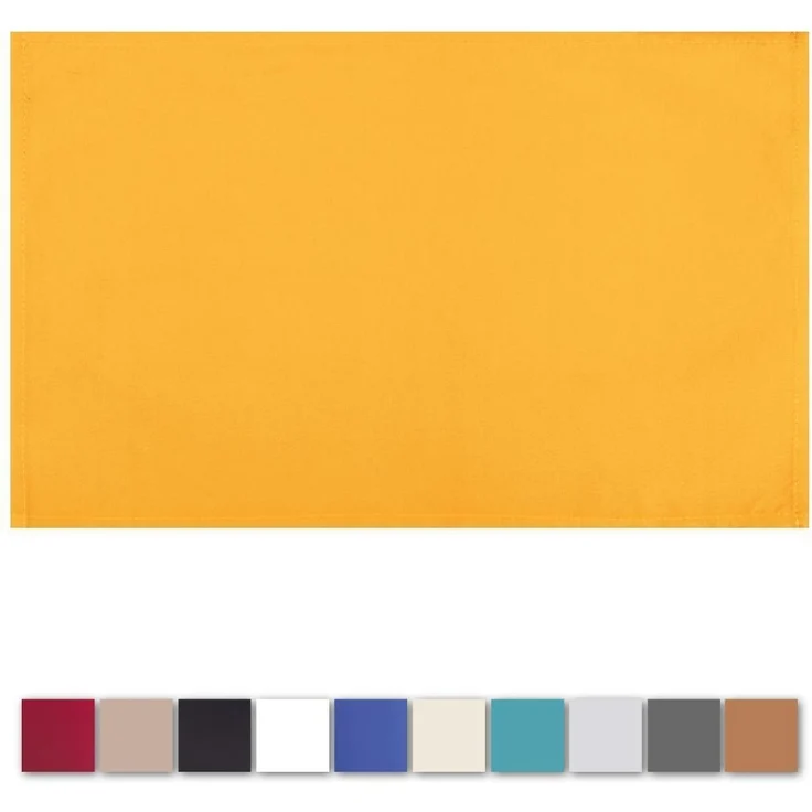 4er Set Tischsets Platzset Tischuntersetzer Platzdeckchen Tischdeko Tischmatte Essensunterlage Maße 30x45 cm, Farbe: hellorange - marigold – Bild 5
