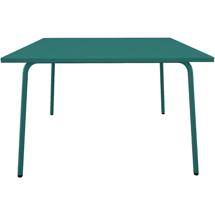 Vente-unique - Gartentisch quadratisch - L. 120 cm - Metall - Blau - MIRMANDE von MYLIA – Bild 4