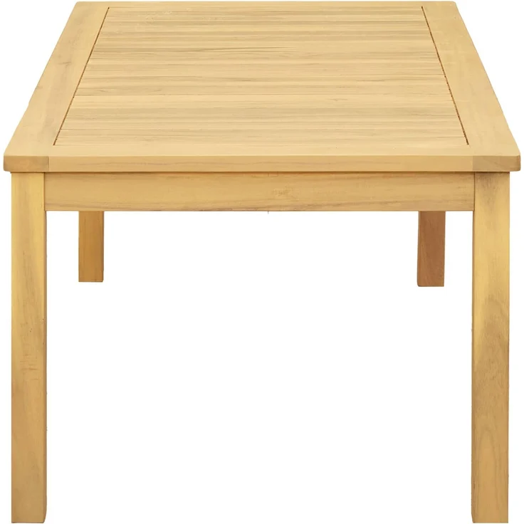 Couchtisch Sofatisch, Helles Akazienholz 110 x 60 x 45 cm d273e – Bild 3