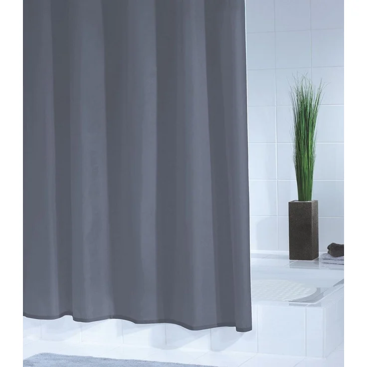 Ridder Duschvorhang Standard grau Breite 180 cm – Bild 2