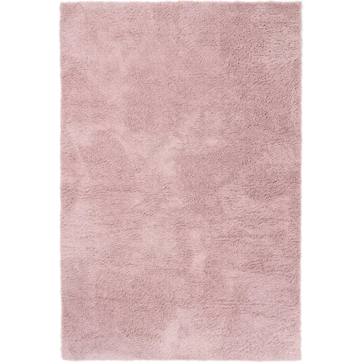 Hochflorteppich | Eden | Modernes Design | Individuell einsetzbar | Rosa / 120x170 cm