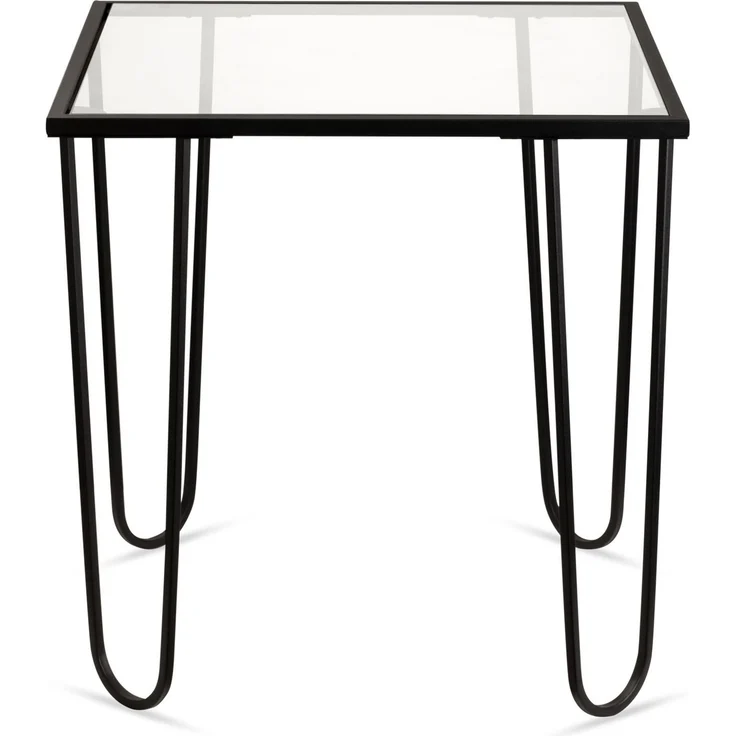 Skye Decor 'Shb-032' Couchtisch, Schwarz / Transparent, 53 x 55 x 53 cm – Bild 4