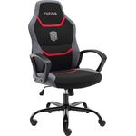 Gaming Stuhl Bürostuhl Ergonomischer Drehstuhl Schreibtischstuhl mit Eingebauter Lendenstütze und Drehbaren Lenkrollen Computerstuhl Rot
