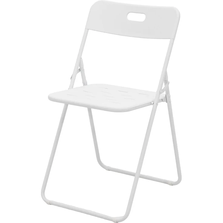 Dreiteiliges, faltbares Bistro-Set für den Außenbereich, wetterfest, weiß, 104 x 62 x 13,5 cm, YOUDENOVA – Bild 4