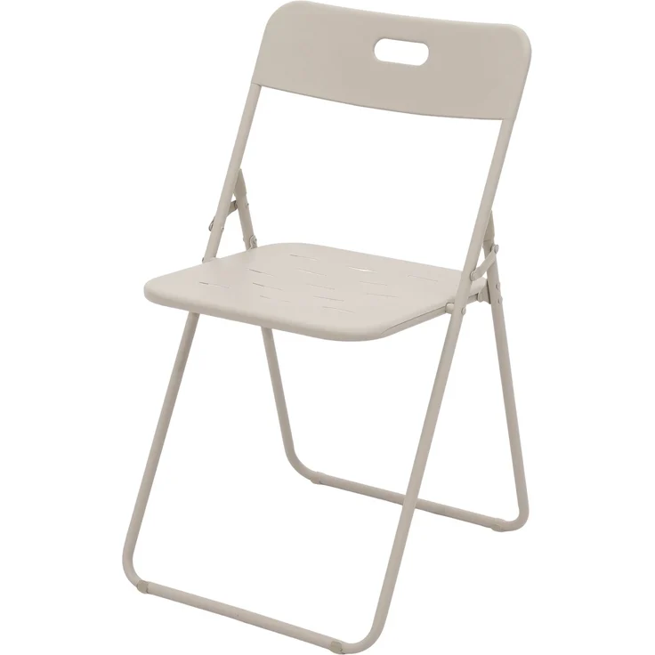 Dreiteiliges, faltbares Bistro-Set für den Außenbereich, E-Beschichtung, 2 Stühle und 1 Tisch, wetterfest, Beige, 104 x 62 x 13,5 cm, YOUDENOVA – Bild 4