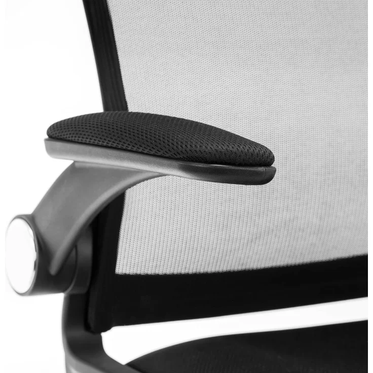 Julian Bowen Imola Bürostuhl, Schwarz und Chrom – Bild 6