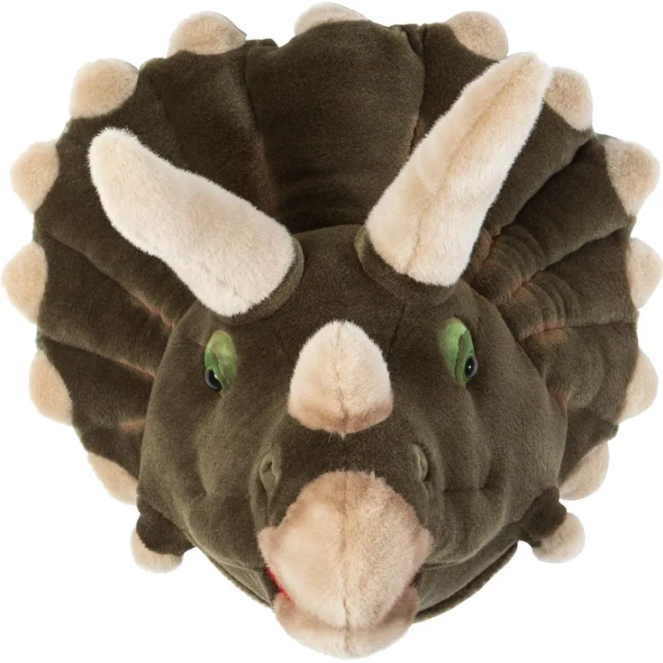 Wild & Soft Dinosaurier Adam Tierkopf Braun