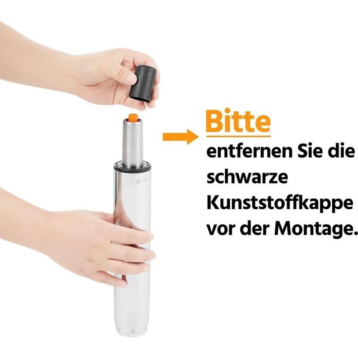 Yaheetech Bürostuhl ergonomischer Schreibtischstuhl Drehstuhl Drehocker Arbeitshocker mit abnehmbare Armlehnen Computerstuhl höhenverstellbar aus Kunstleder Retro-Brown – Bild 9