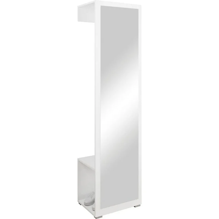 OTTO home Garderobenschrank Paris moderne Garderobenschrank 190cm, mit Kleiderstange und Frontspiegel – Bild 2