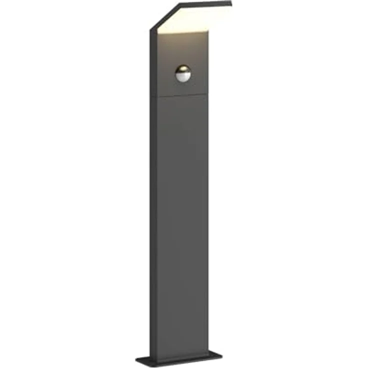 Lucande LED Wegeleuchte 60 cm, Pollerleuchte mit Bewegungsmelder, spritzwassergeschützt IP54, 8,5W, warmweiß 3000K – Bild 1