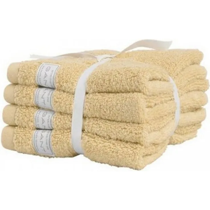 Gant Home Seifentuch Set Gesichtstücher Premium Towel Lemon (30x30 cm) (4-teilig) 852007201-732