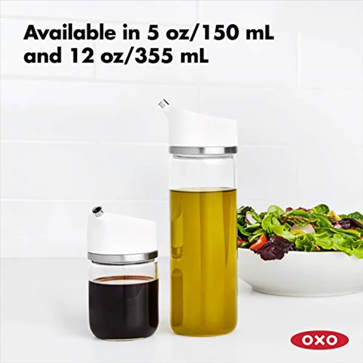 OXO Good Grips Ölspender aus Glas, 150 ml – für präzises Dosieren von Olivenöl – Bild 7