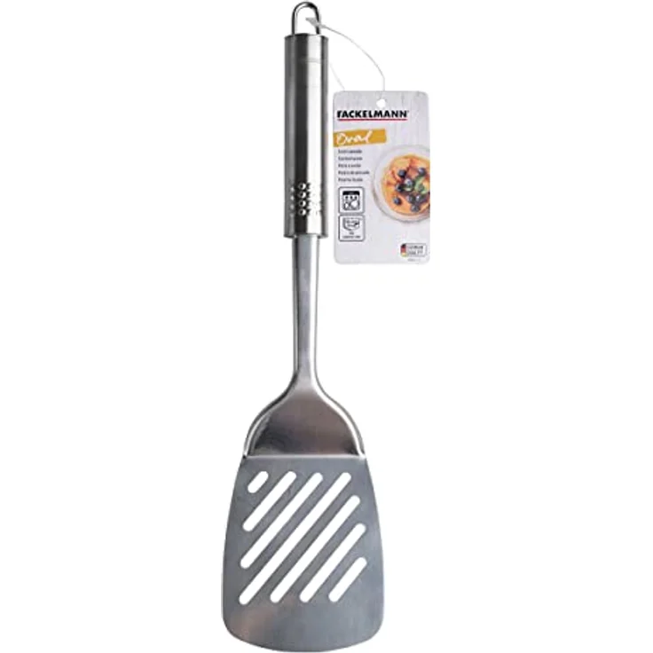 FACKELMANN Pfannenwender, Edelstahl silber, 32 cm – Bild 5