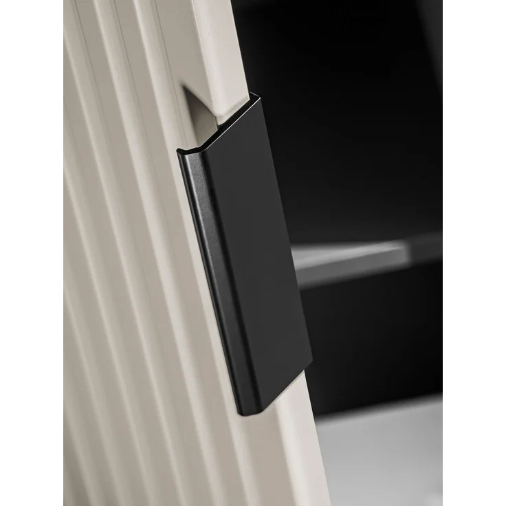 Hochschrank mit 1 Tür (140x25x35cm), Kaschmir matt – Bild 6