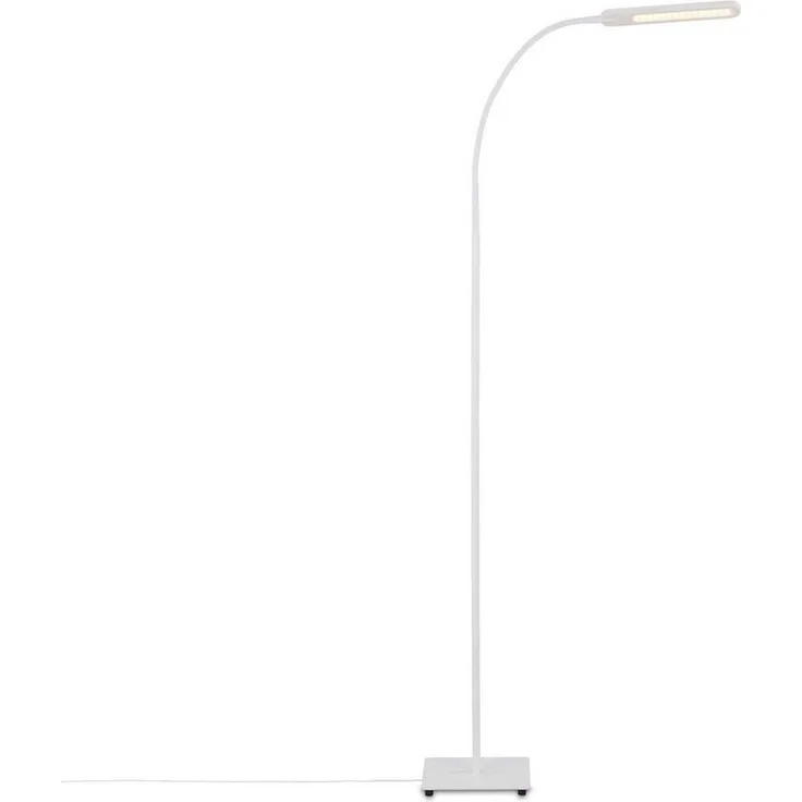 BRILONER - LED Stehlampe mit Touch, dimmbar in Stufen, einstellbar in warmweiß und kaltweiß, Leselampe, Wohnzimmerlampe, Deckenfluter, Standleuchte, Stehleuchte, 20,8 x 20,8 x 183 cm, Weiß