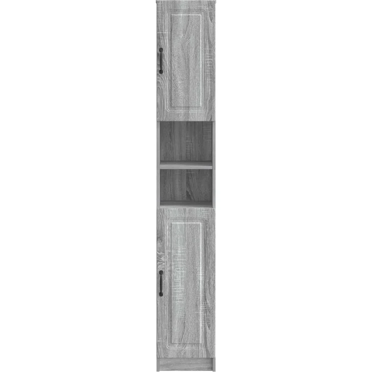 vidaXL Badezimmerschrank mit offenem Regal UTRECHT Sonoma-Grau 897701 – Bild 3