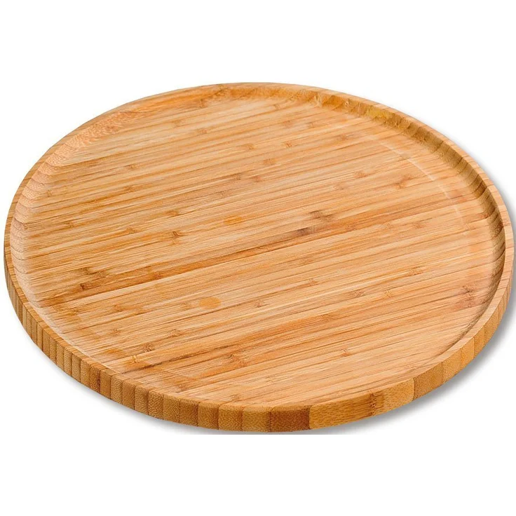 Pizzateller / Servierbrett - Bambus - Ø 32cm – Bild 1