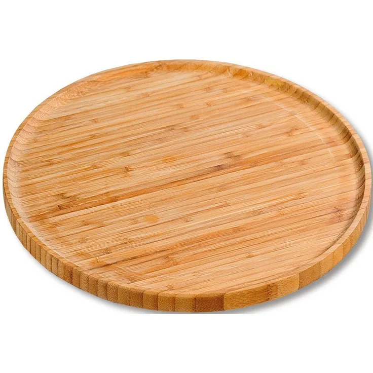 Pizzateller / Servierbrett - Bambus - Ø 32cm