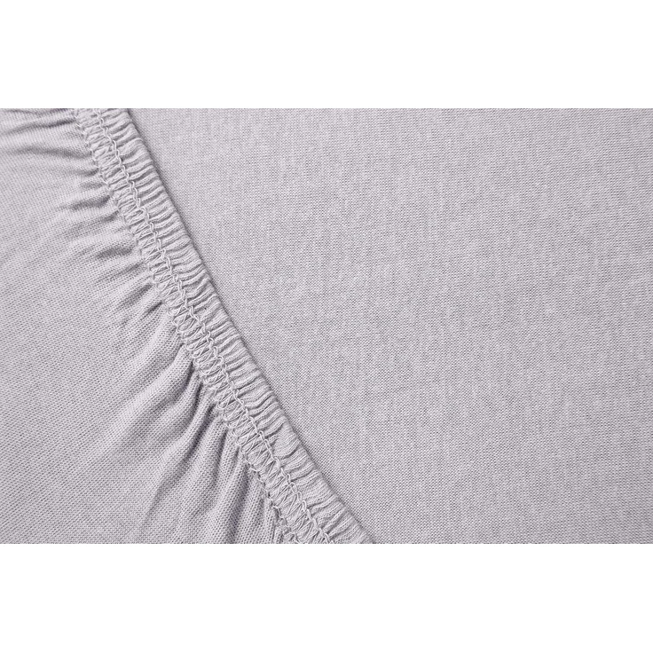 Hometex Premium Textiles Spannbettlaken für Topper bis 10cm Steghöhe, Jersey, Gummizug: Rundumgummizug, ideal für Boxspringbett Topper, 100% reine Baumwolle – Bild 3