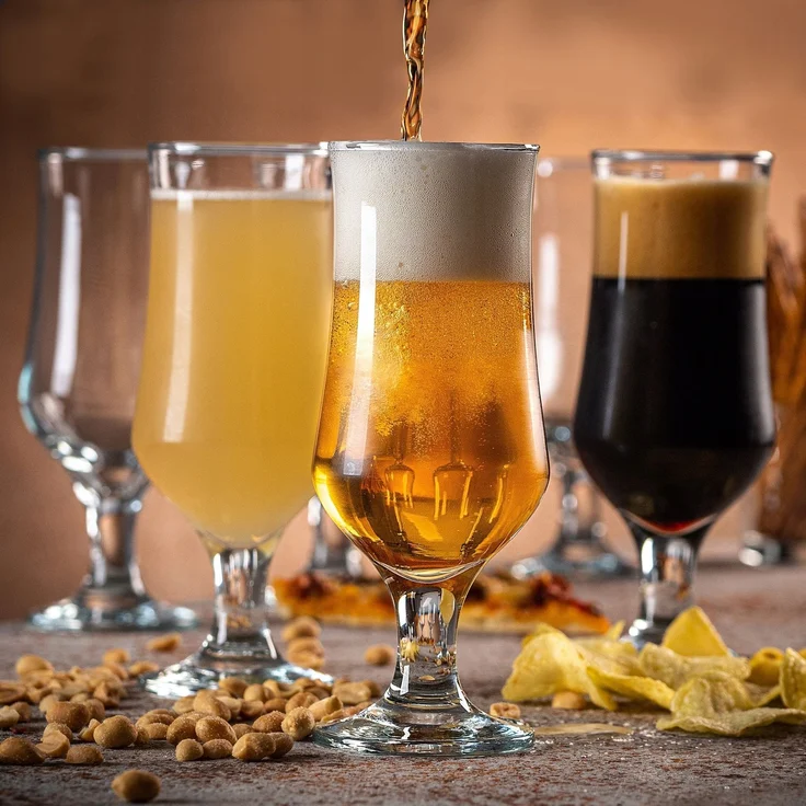 KADAX Becher Bierglas Trinkbecher 6 Stück 360 ml – Bild 8