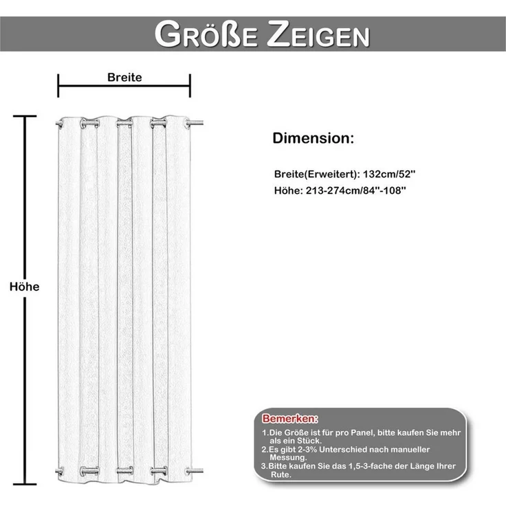 Sunicol Outdoorvorhang Transparent Wetterfest Außenvorhang mit Ösen, 2er Set (1 St), Gardinen Voile Wasserdicht Sichtschutz für Terrasse Balkon Garten – Bild 2
