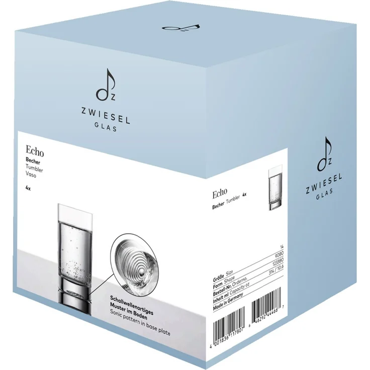 Zwiesel Glas ECHO Becher 314 ml 4er Set – Bild 2