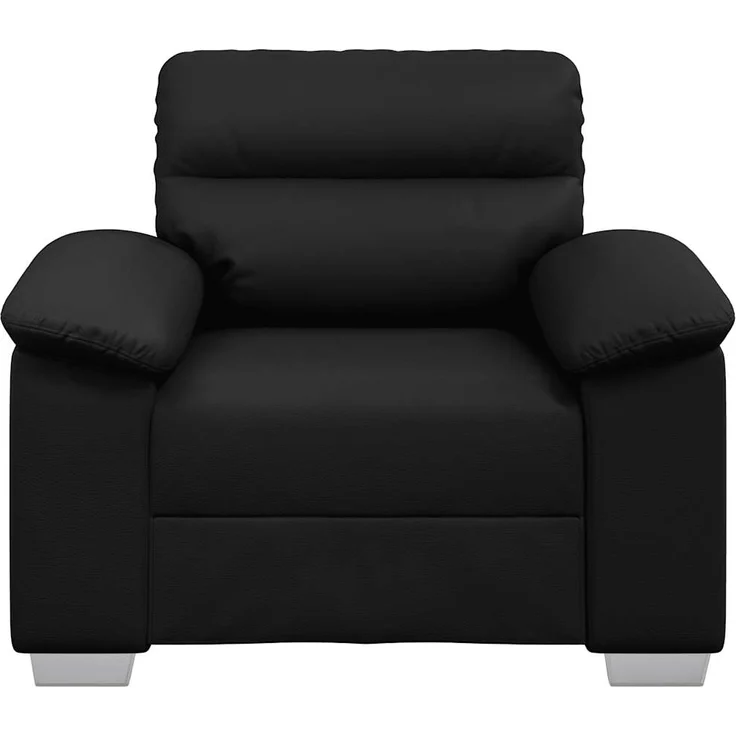 vidaXL Sessel Schwarz 60 cm Kunstleder 4105331 – Bild 3