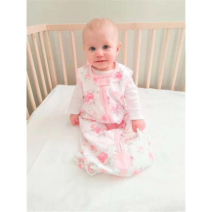 Mama Cheetah Baby-Schlafsack, 0,5 Tog, Bio-Baumwolle, tragbare Decke mit Zwei-Wege-Reißverschluss, Wickelübergang, Baby-Schlafsack für Neugeborene, Kleinkinder, Jungen, Mädchen, 0-3 Monate – Bild 6