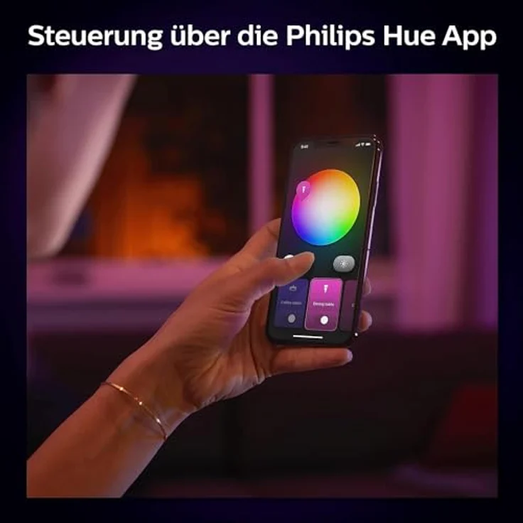 Philips Hue White&Col. Amb. Xamento Einbauspot schwarz 3x4.2W – Bild 11