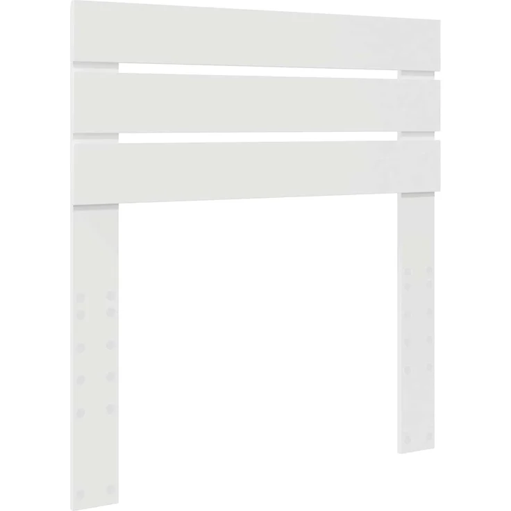 vidaXL Bettrahmen mit Schubladen Weiß 75x190 cm Ingenieurs Holz 3411539 – Bild 6