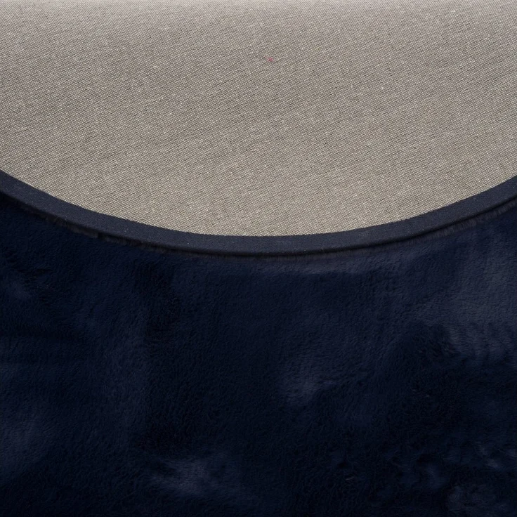 Pergamon Fellteppich Fellteppich Luxus Super Soft Plush Rund, Rund, Höhe: 25 mm – Bild 3