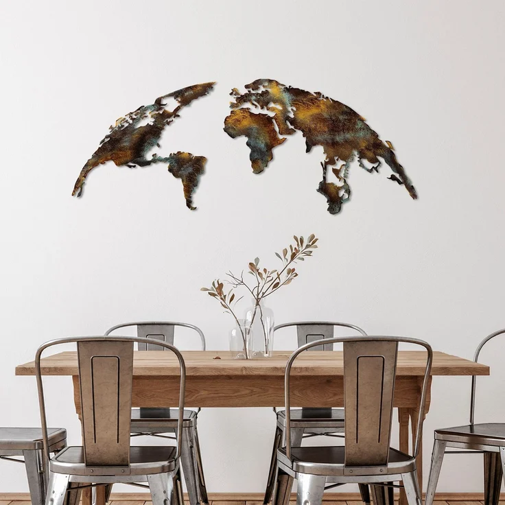 Wallity Wanddekoobjekt 100% METAL (Thickness: 1,5 mm), 59 cm x 150 cm L2435 – Bild 3