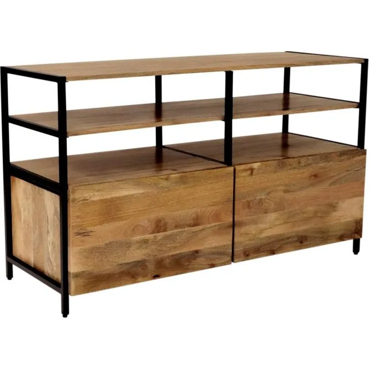 Fernsehtisch Gita 130x75x45 aus Mango-Massivholz