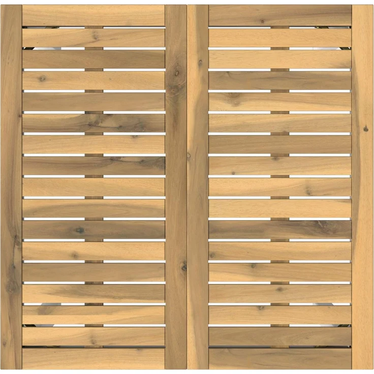 vidaXL Gartenbar-Tisch NAARDEN Weiß gewaschen 70 x 68,5 x 105 cm 901775 – Bild 4